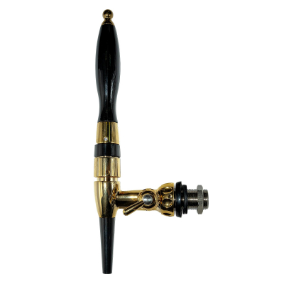 Пивной кран CELTIC с компенсатором и рассекателем, золото в Иркутске